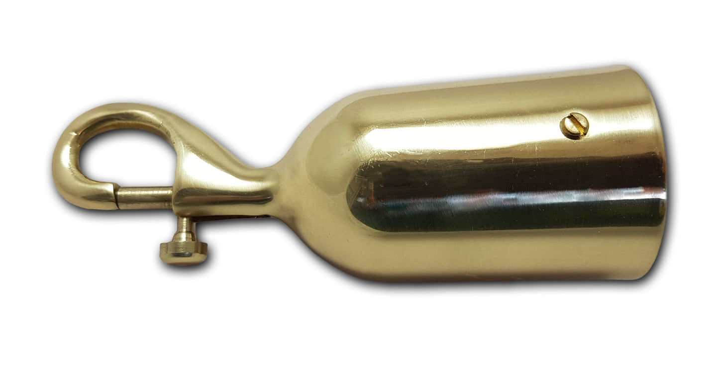 Kaideköyden pääte haalla 35mm messinki Arctic Marine