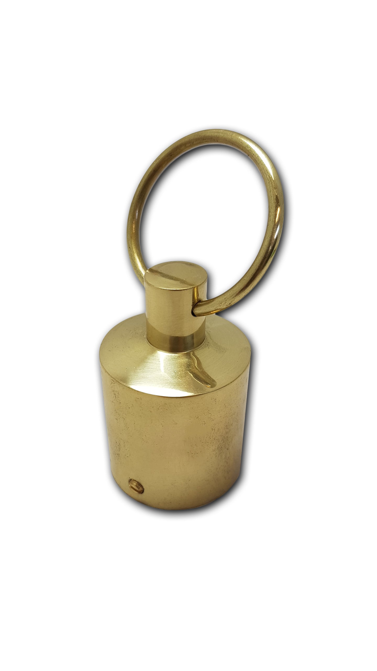 Kaideköyden pääte renkaalla 35mm messinki Arctic Marine