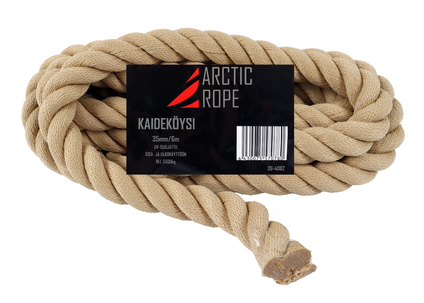 Kaideköysi PP natural 35mm/6m Arctic Rope