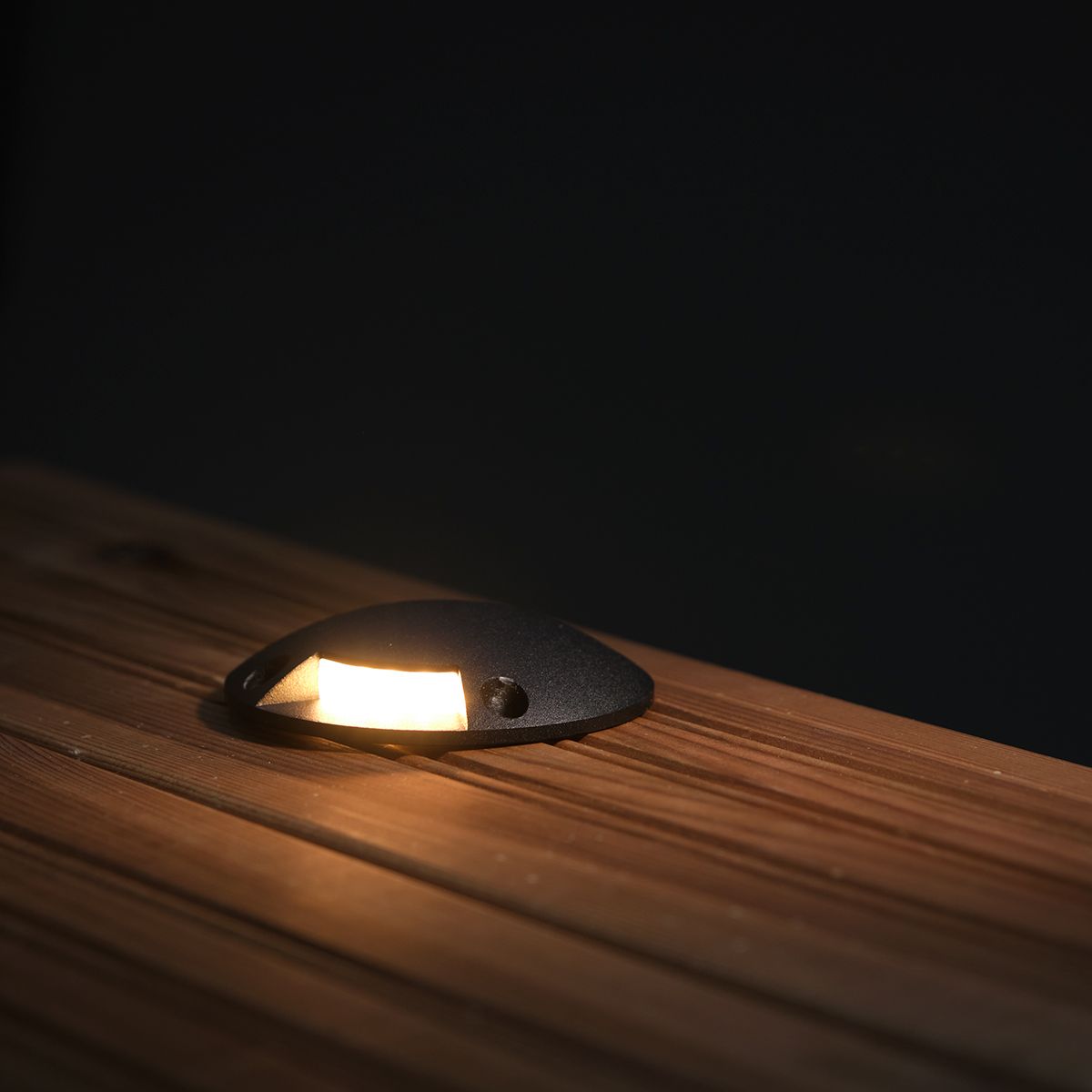 Laiturivalaisin Marina I 1.5W 24V IP67 3000K Musta alumiini FLIGHT LED