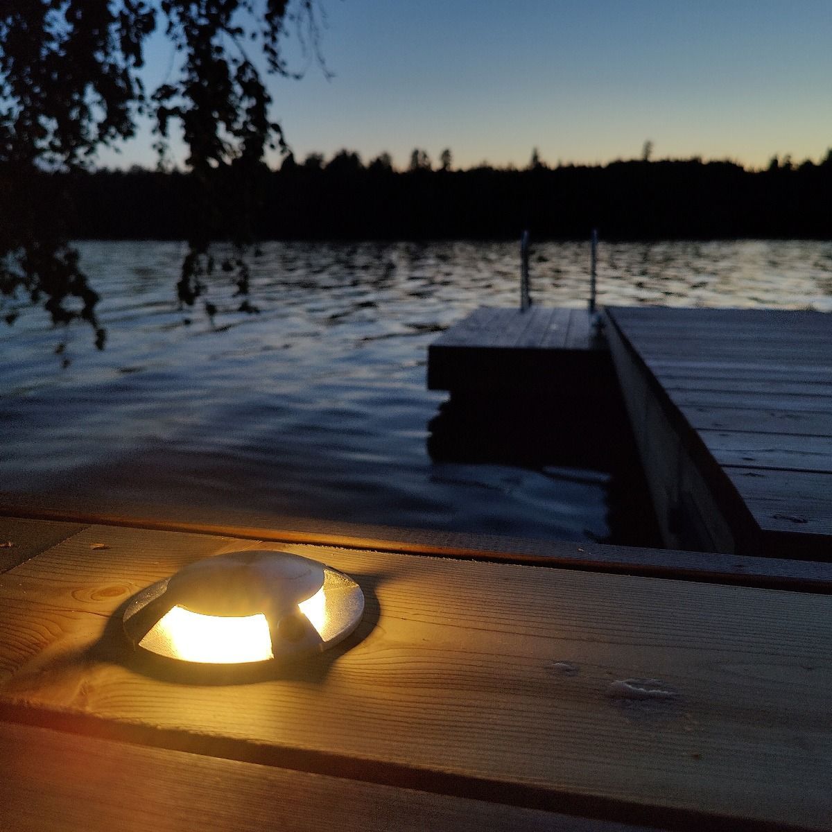 Laiturivalaisin Marina IV 1.5W 24V IP67 3000K Musta alumiini FLIGHT LED