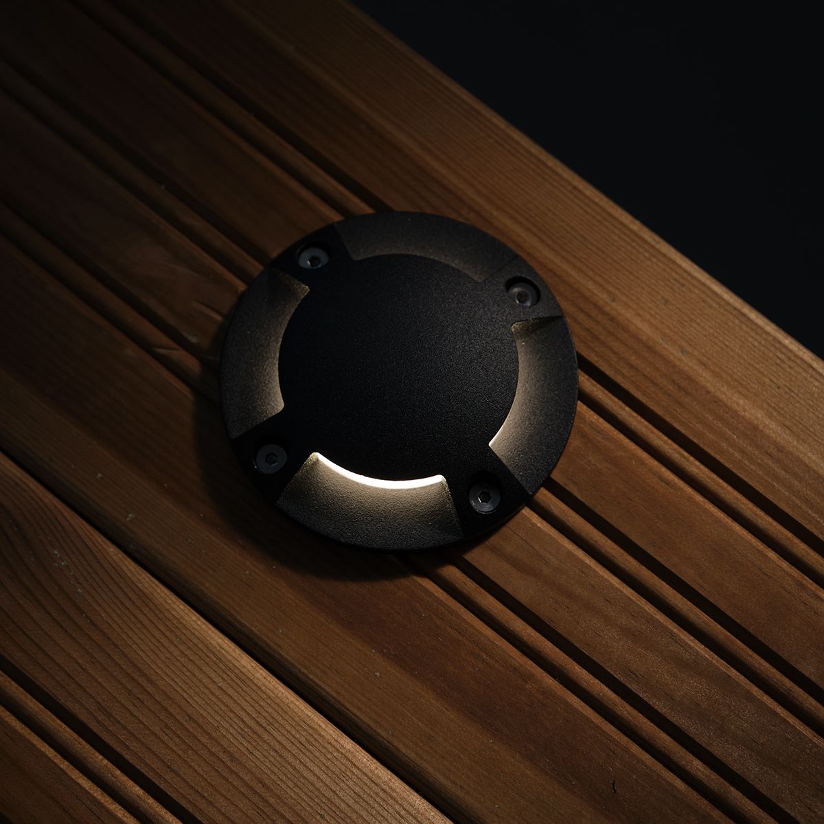 Laiturivalaisin Marina IV 1.5W 24V IP67 4000K Musta alumiini FLIGHT LED