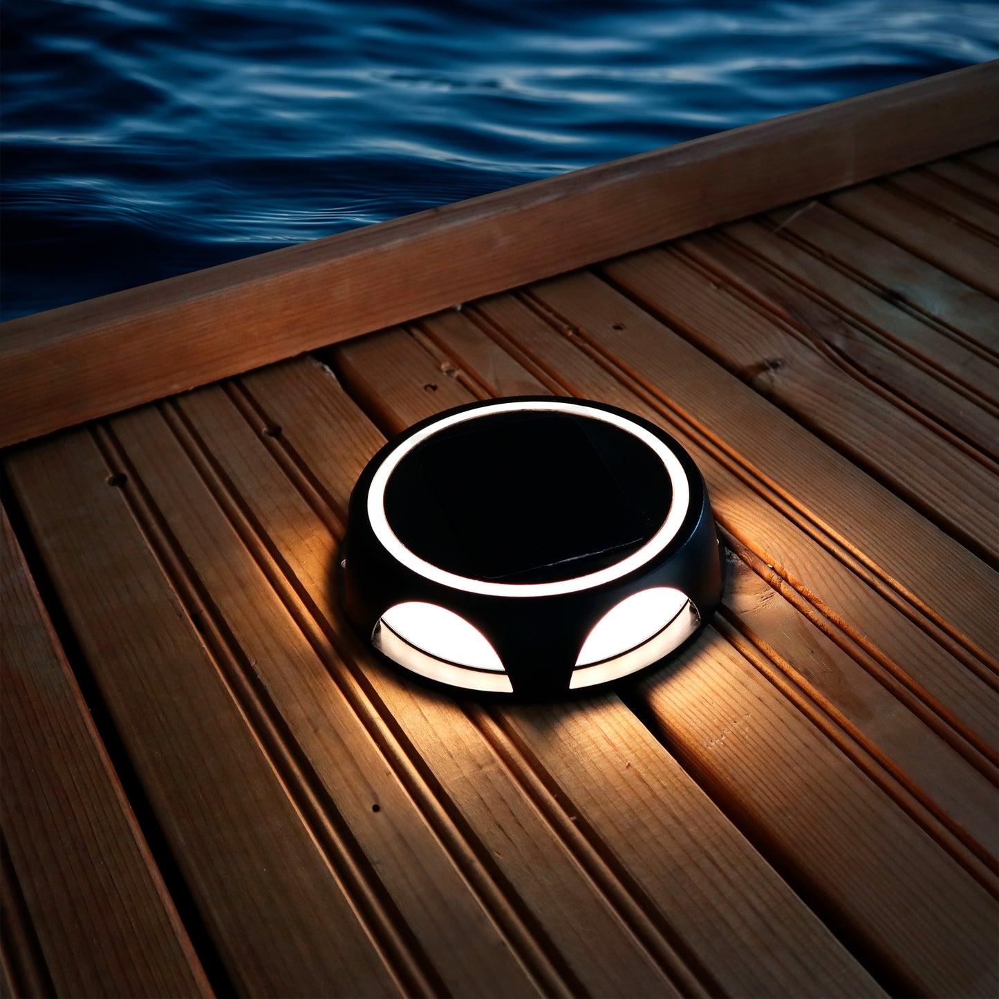 Seinä-/ulkovalaisin 200lm himmennettävä pyöreä Solar Energie