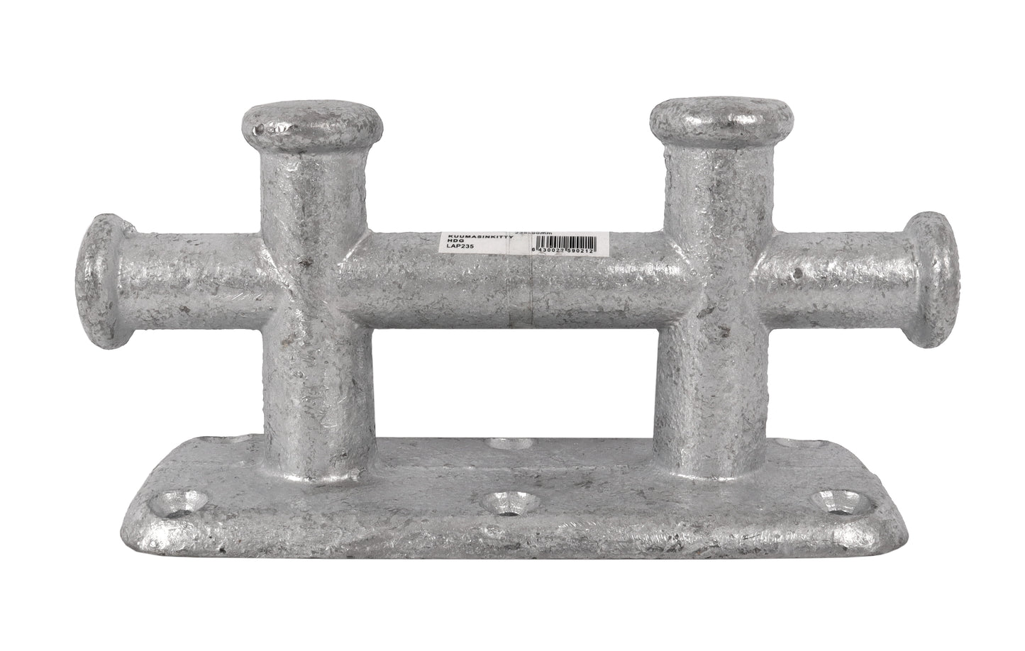 Laituripollari 235x90mm kuumasinkitty LAP235 Arctic Marine