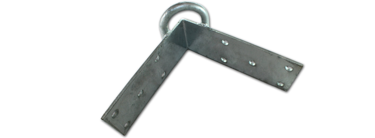 Laituri kulmapala lenkillä kuumasinkitty. 270x270x16 mm Arctic Marine