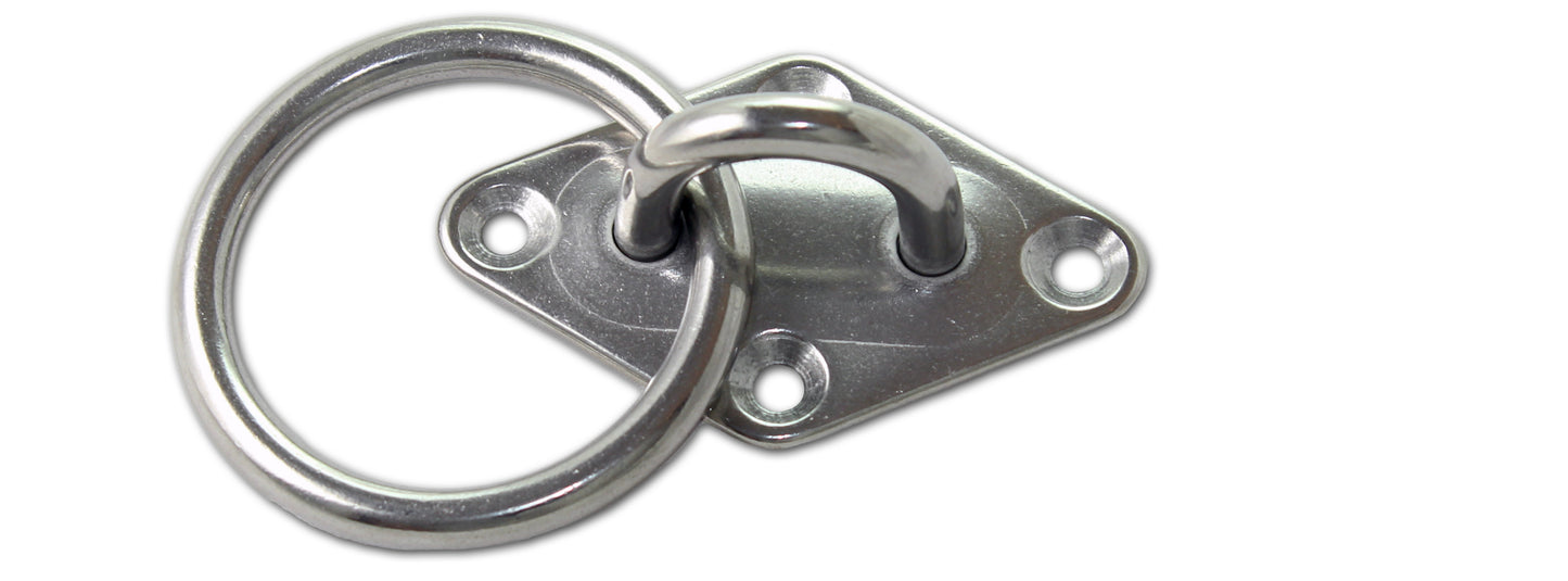 Rengaslevy lenkillä 49/80mm AISI316 Arctic Marine