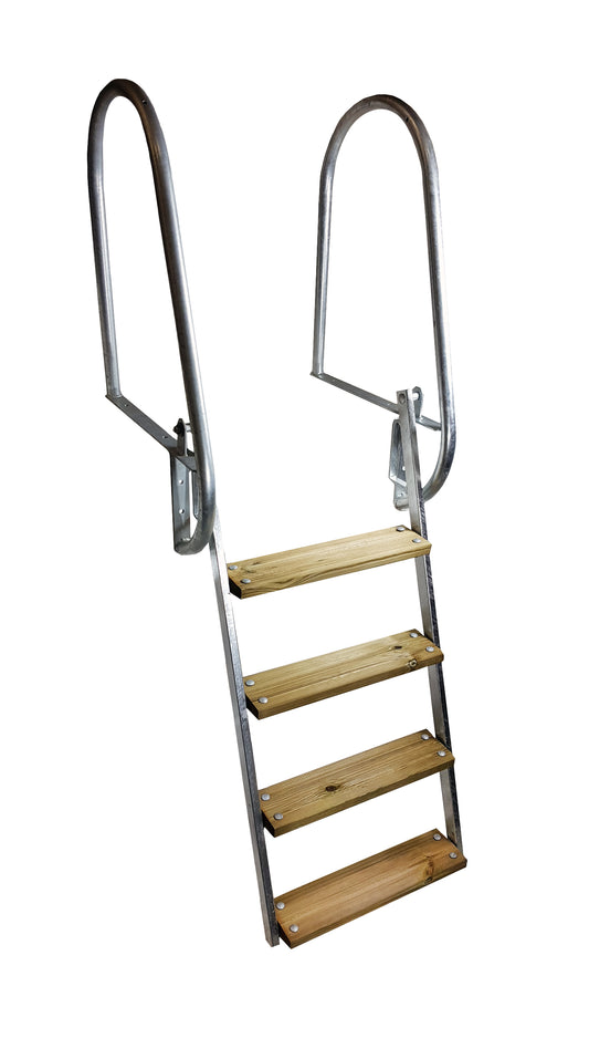 Laituritikkaat taittuvat 4-askelmaa kuumasinkitty Arctic Marine