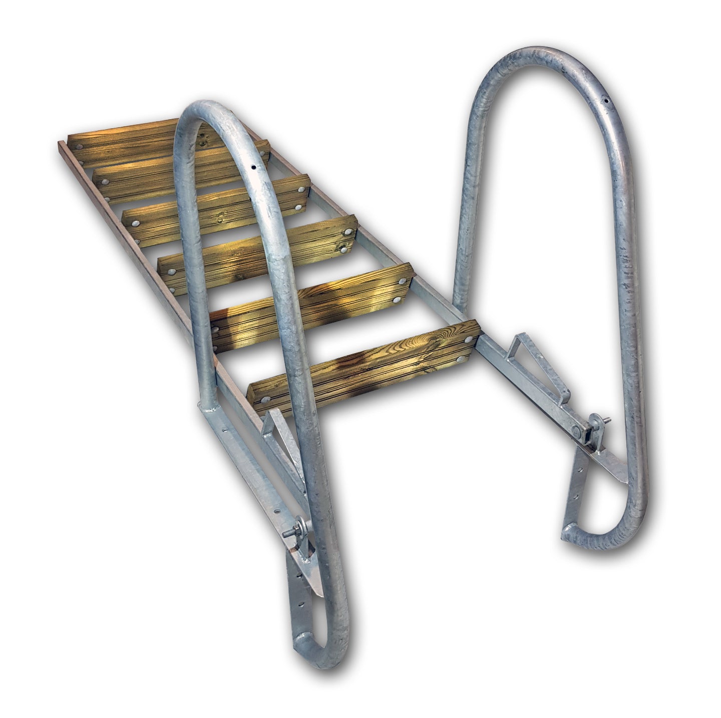 Laituritikkaat taittuvat 6-askelmaa kuumasinkitty Arctic Marine