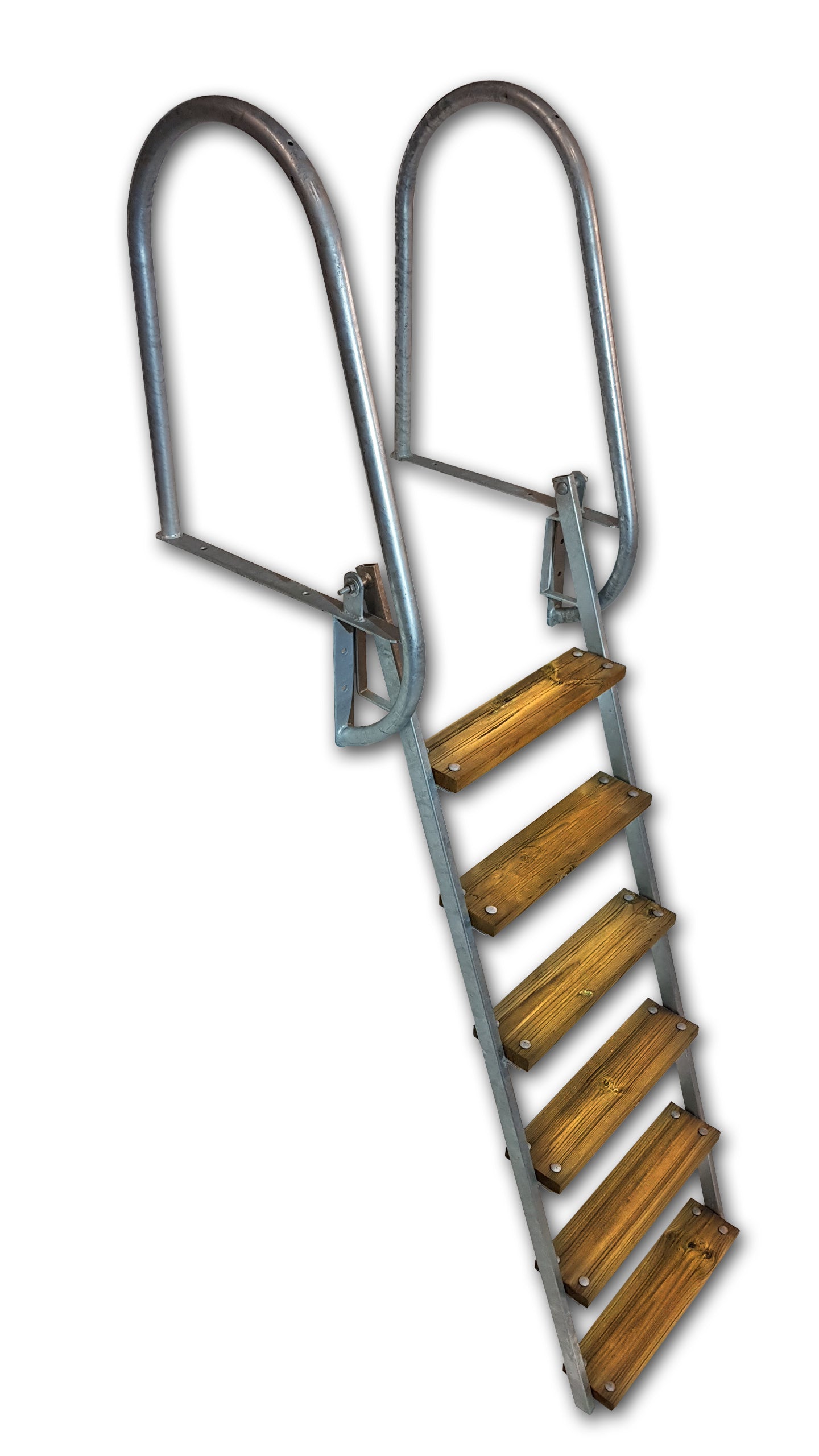 Laituritikkaat taittuvat 6-askelmaa kuumasinkitty Arctic Marine