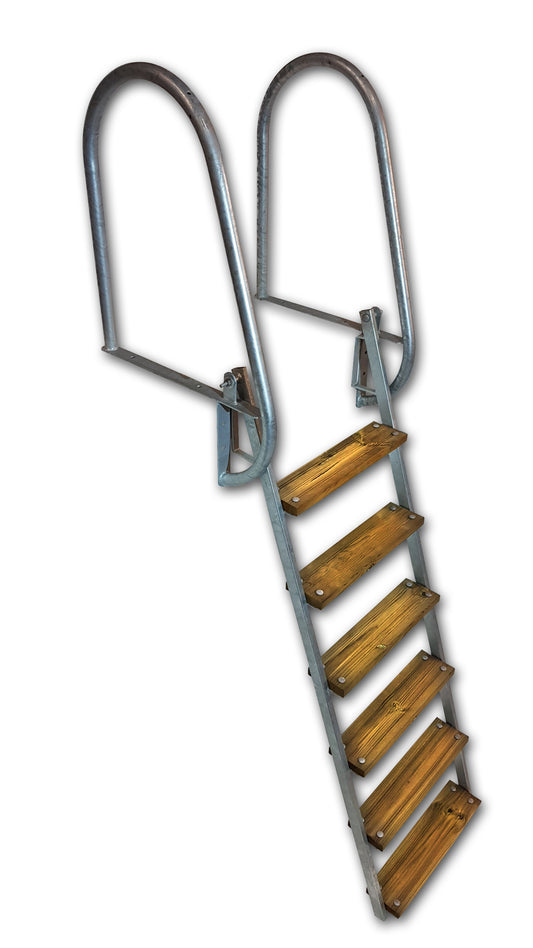 Laituritikkaat taittuvat 6-askelmaa kuumasinkitty Arctic Marine