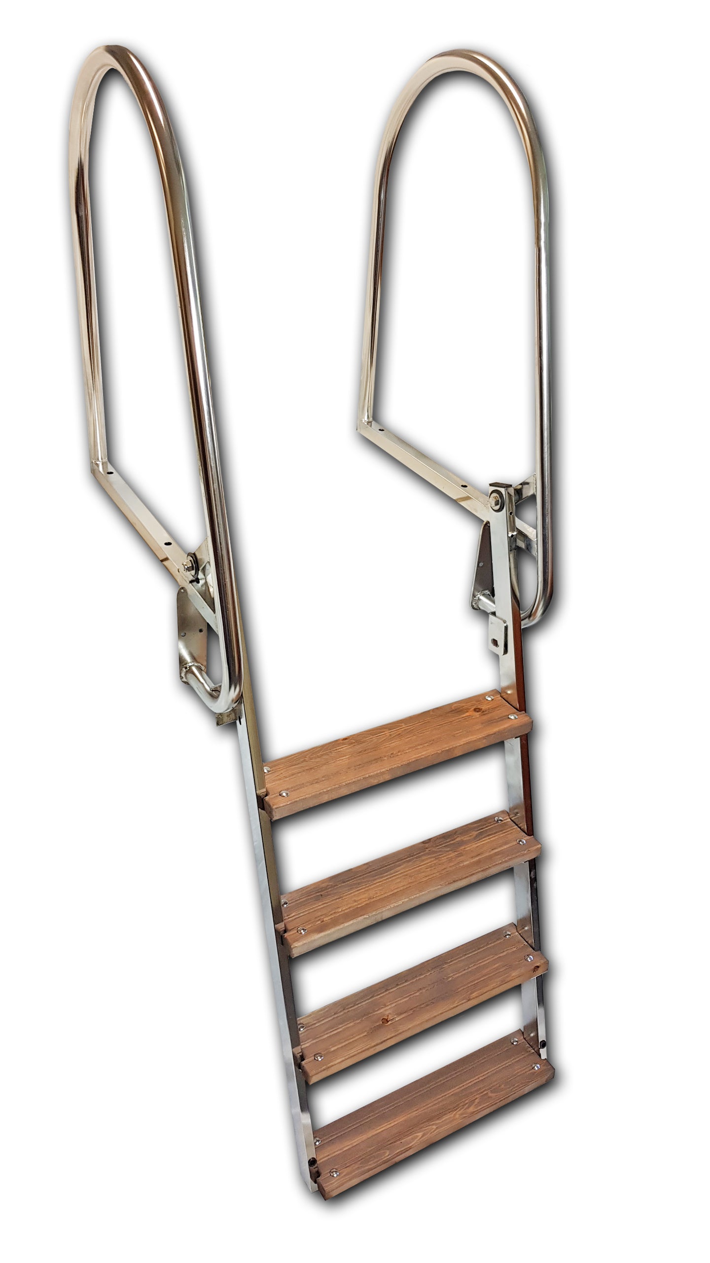 Laituritikkaat taittuvat AISI304 4-askelmaa RST Arctic Marine