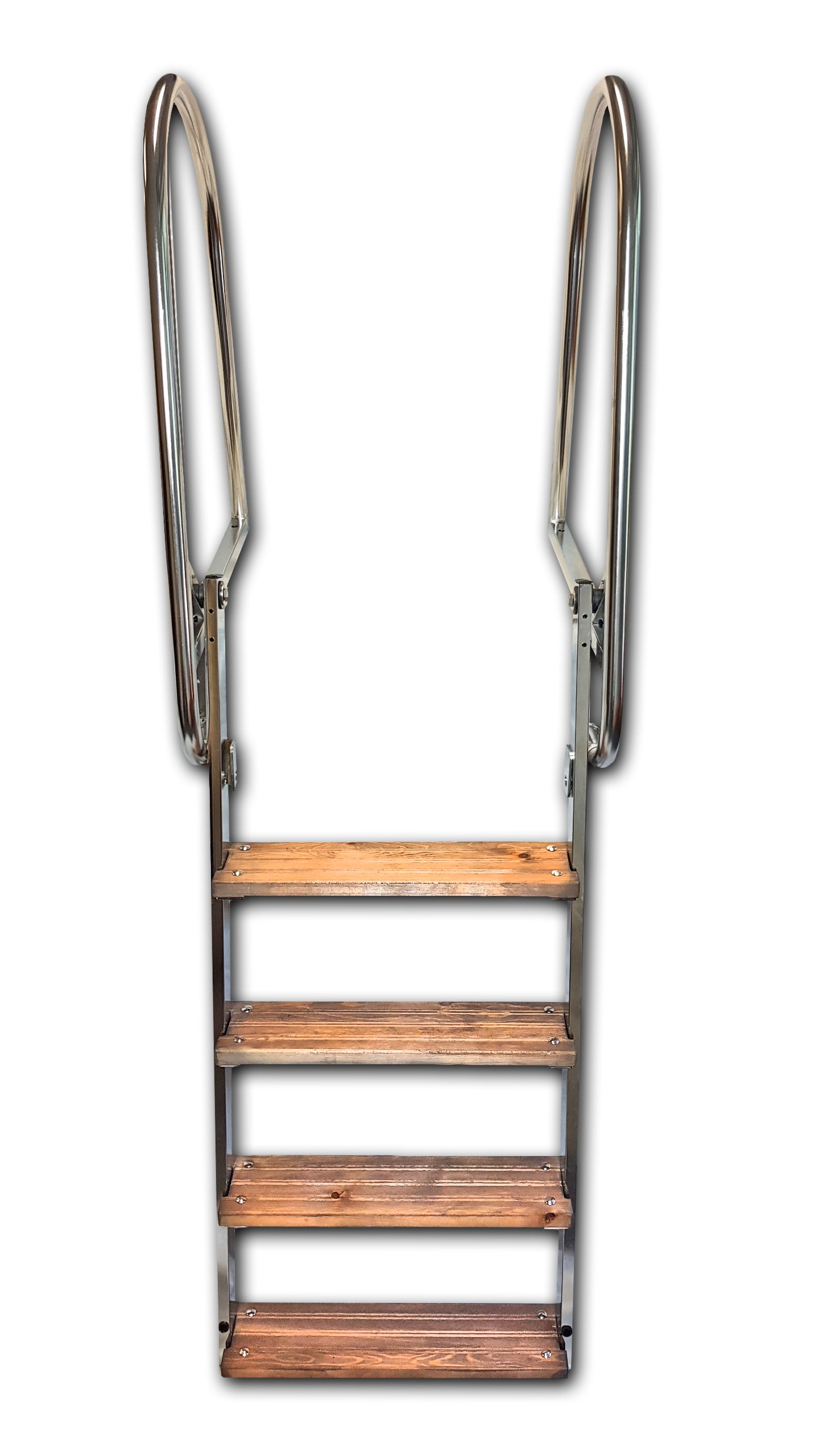 Laituritikkaat taittuvat AISI304 4-askelmaa RST Arctic Marine