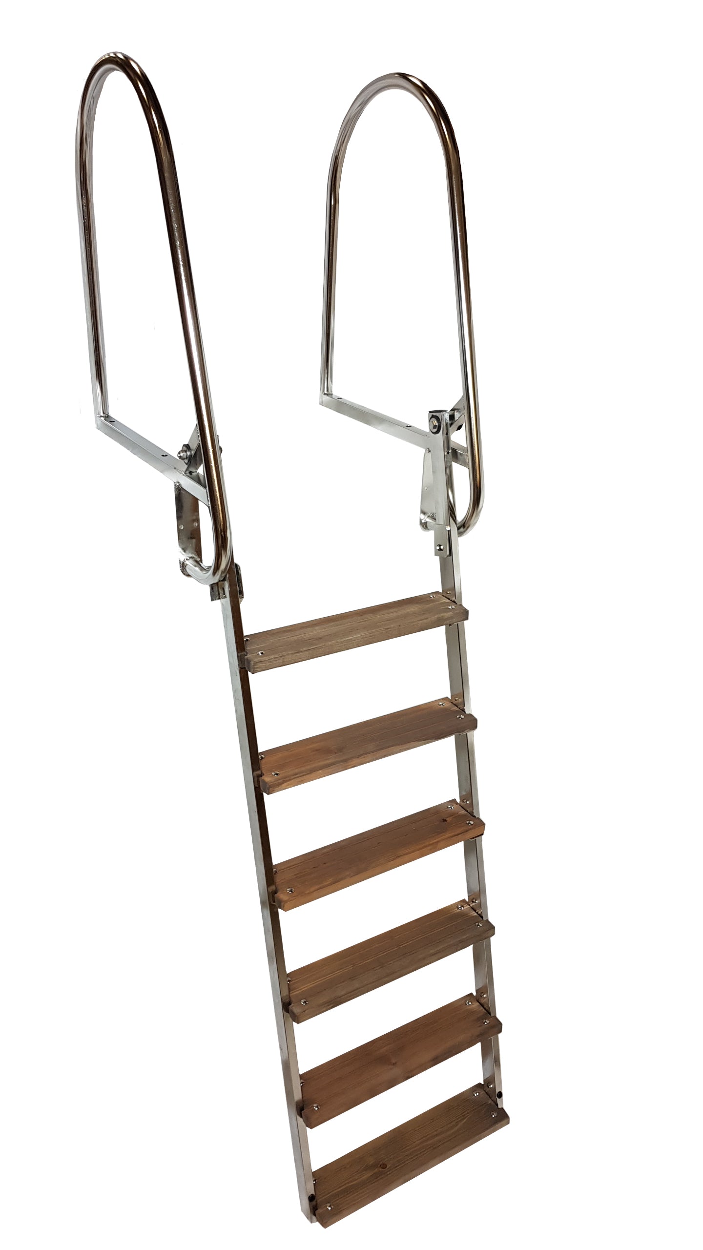 Laituritikkaat taittuvat AISI304 6-askelmaa RST Arctic Marine